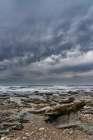 USA-California Jalama Beach County Park with clouds Art Print